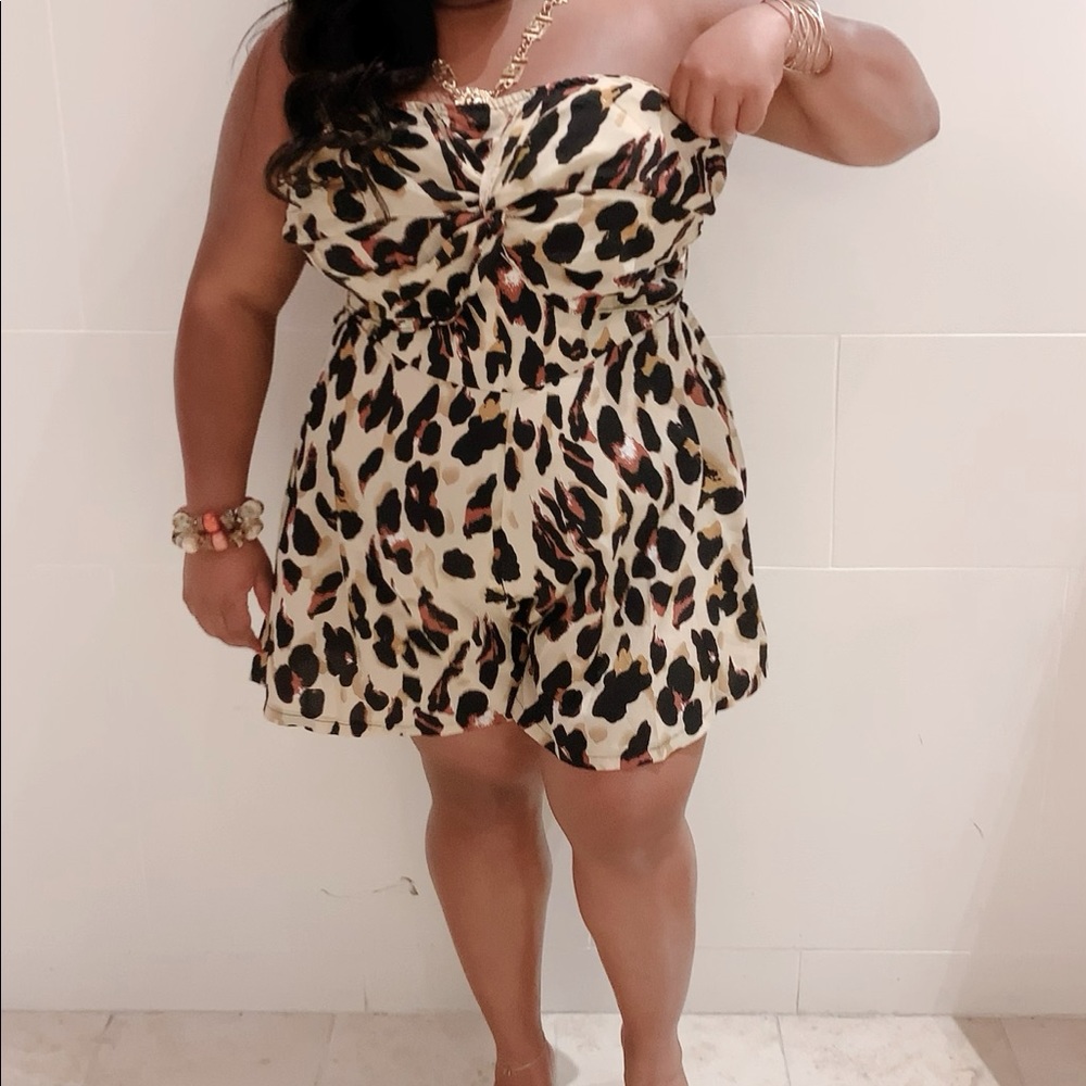 Shein Strapless Romper